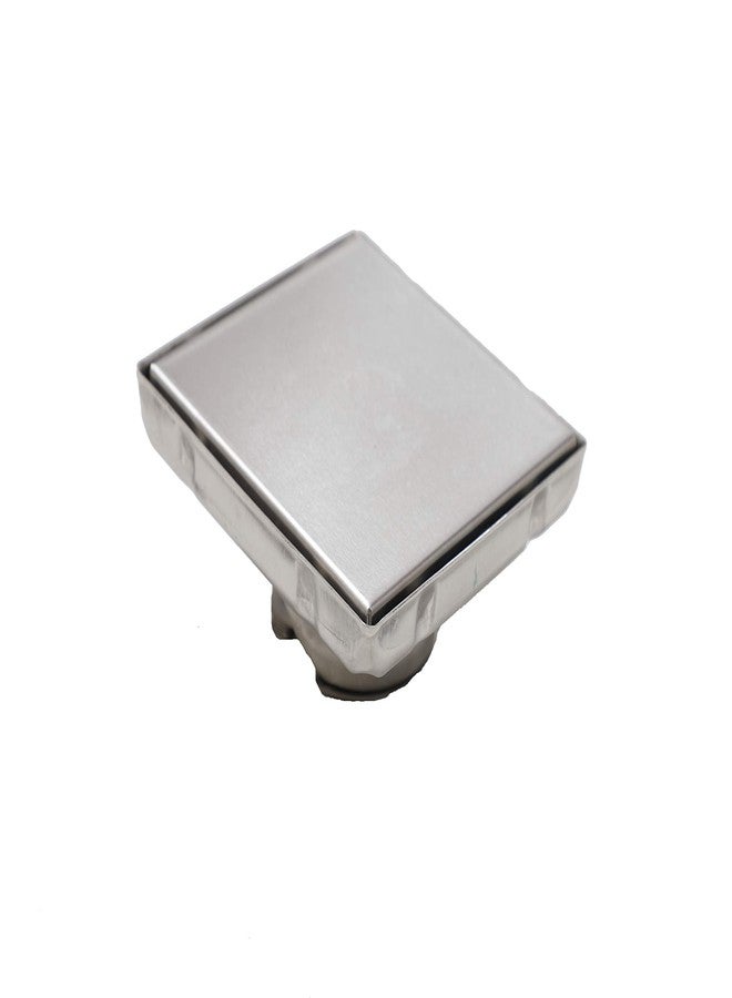 AVOQ DRAINS Marble Tile Stone Insert Floor Drain with Anti-Cockroach Flip Mechanism Trap, in Stainless Steel 304 L for Bathroom, Roof, Terrace, Balcony (Silver) (6X6) - Image 5